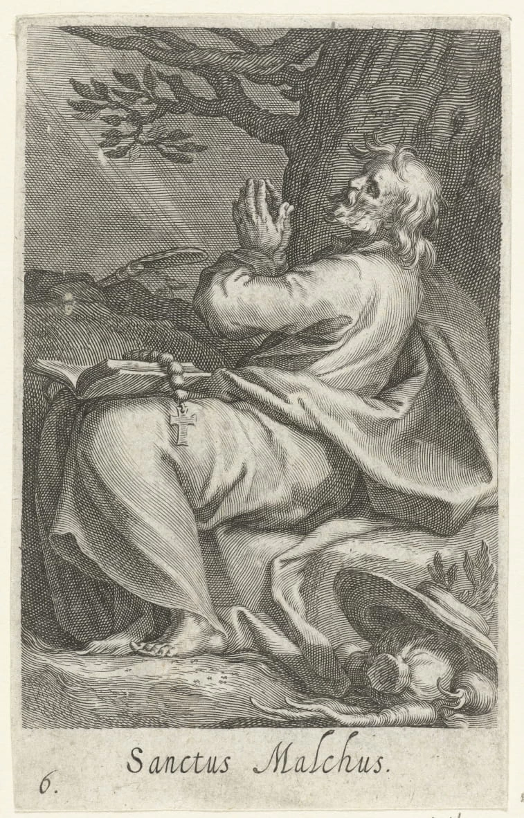 San Malco di Calcide come eremita - Rijks Museum, Amsterdam